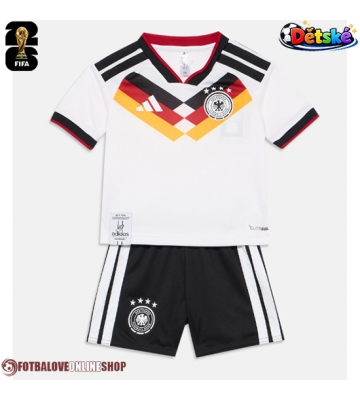 Německo Domácí dres komplet pro Děti MS 2026 Krátkým Rukávem (+ Krátké kalhoty)